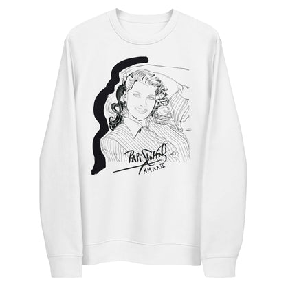 Sudadera graffiti Hollywood Diva PapiJohn blanca