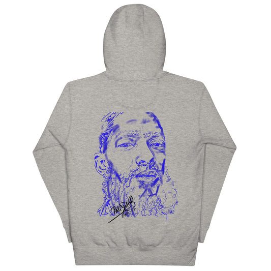 Sudadera con capucha Nipsey Hussley papijohn streetwear gris