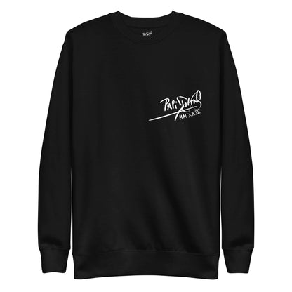 Sudadera firma papijohn streetwear negra