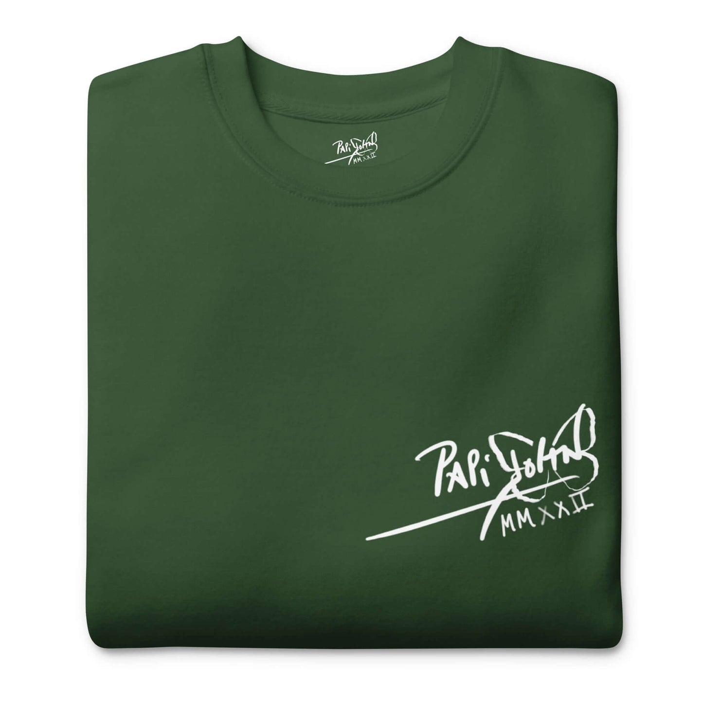 Sudadera firma papijohn verde